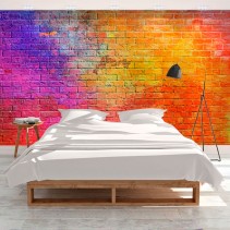 Papel pintado vinilo con ladrillos